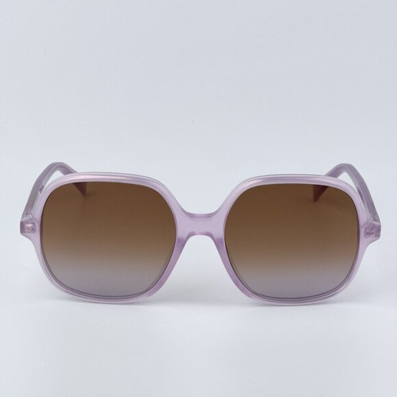 Celine CL40244U 78F CELINE THIN BRAND NEW Sunglasses Opal Lilac Gradient Women main image 8